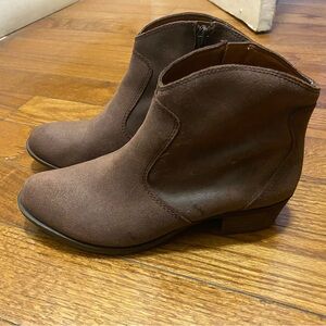 Lucky Brand Leather Ankle Boots | Size 6 | Brown | [LIKE NEW]